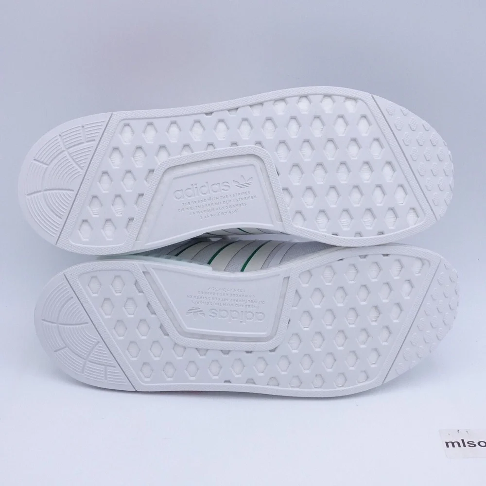 NEW adidas Originals NMD_R1 Mexico Shoes HQ1434 White/Green/Red